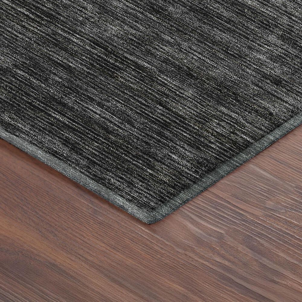 Dalyn Rug Company Soft Essentials Solid Charcoal 5' x 7'6" Indoor/Outdoor Area Rug, , large