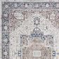 Central Oriental Trisha Yearwood Belmont Jabari 5" x 7" Tan and Dark Blue Area Rug, , large