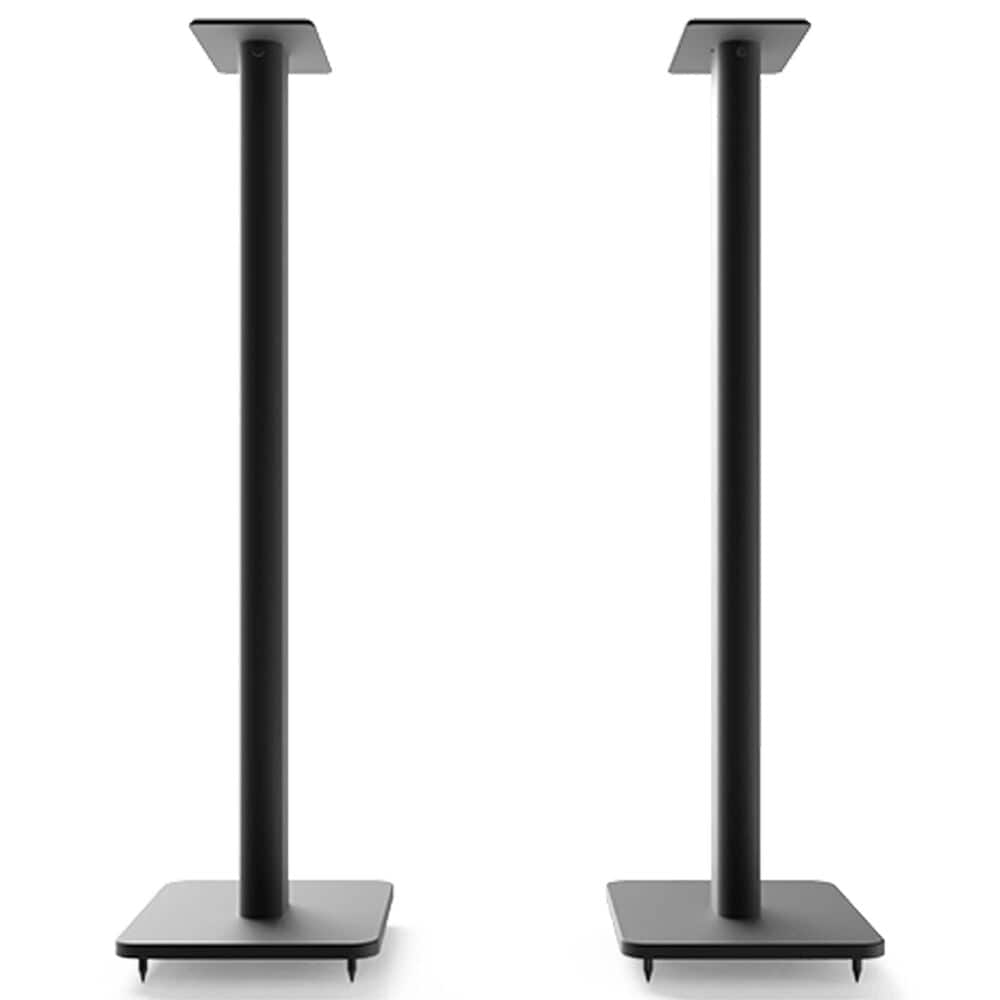 Kanto 32" Bookshelf Speaker Swiveling Floor Stands in Matte Black (Set of 2), , large