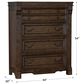 Sasha Lee Grand Teton Chest in Warm Brown Oak, , large