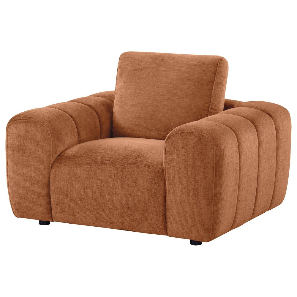 Coaster Burnett Accent Arm Chair in Burnt Orange, , large