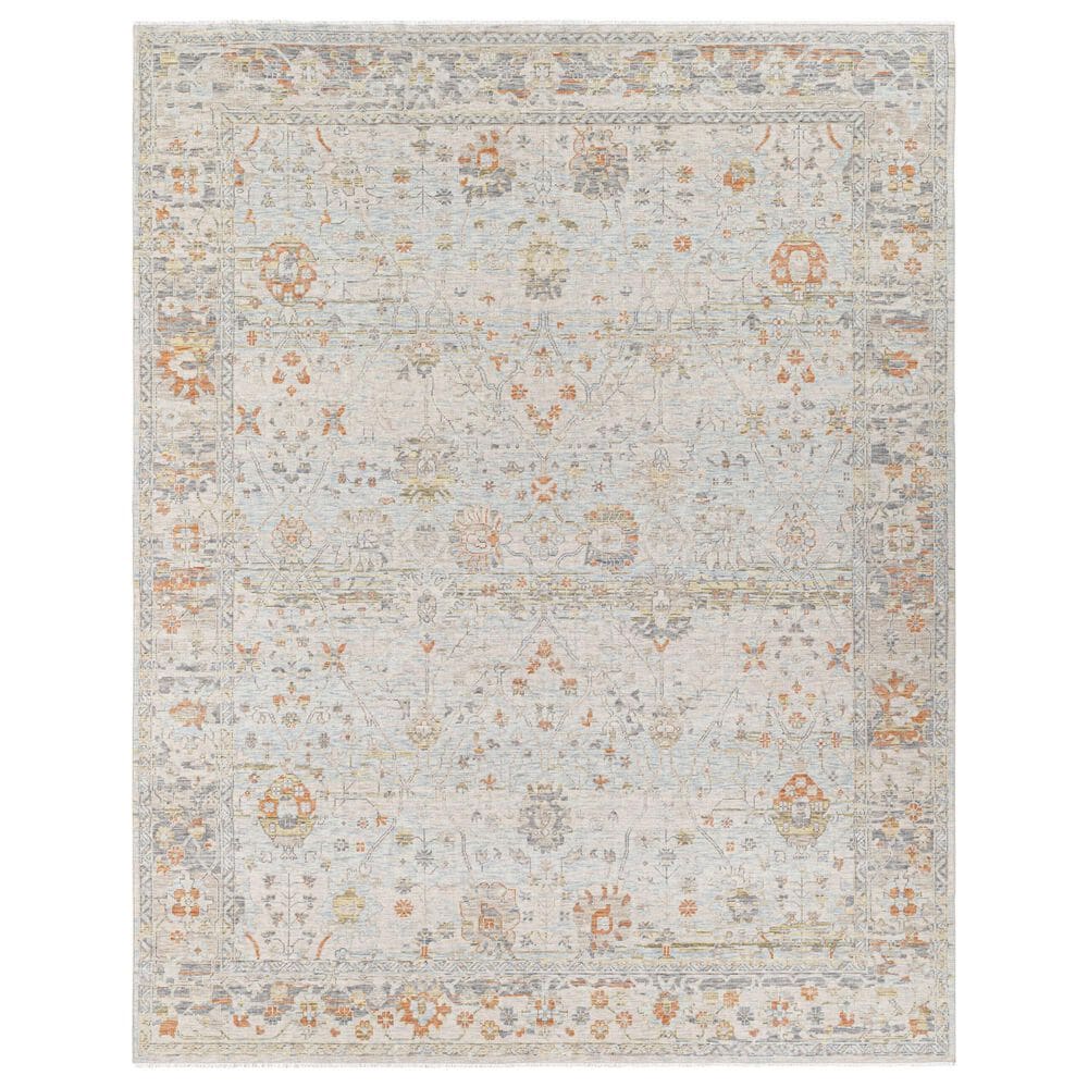 Surya Once Upon a Time Light Gray, Pale Blue, Gray, Tan, Light Olive and Dusty Coral 7&#39;10&quot; x 9&#39;10&quot; Area Rug, , large