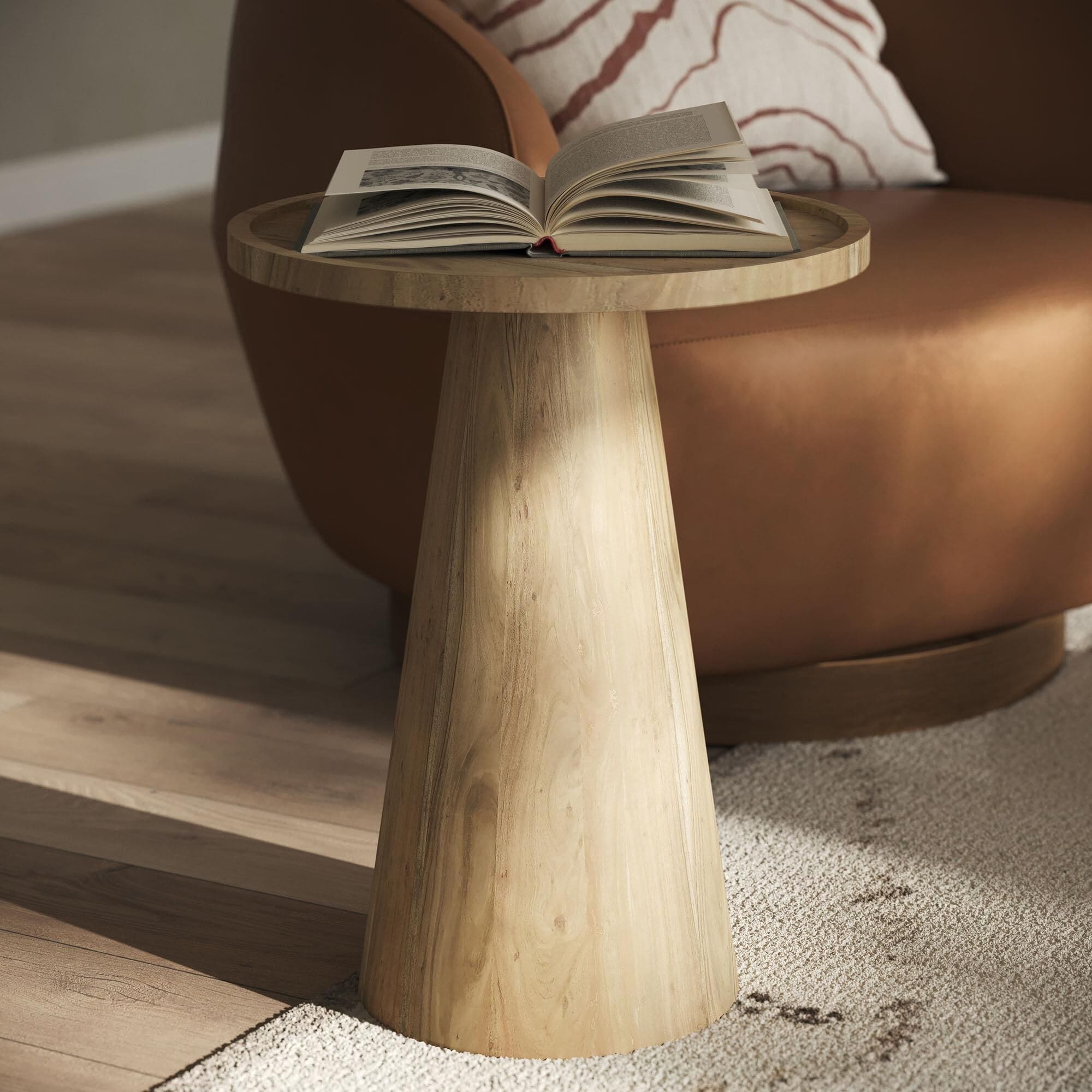 37B Knox Set of Three Nesting Table in Natural