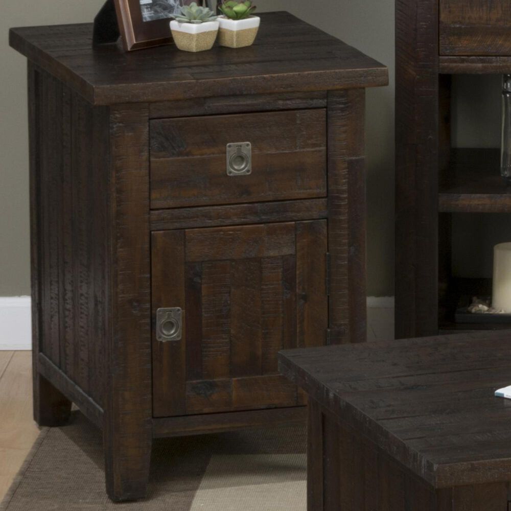 at HOME Kona Grove Chairside Table in Chocolate, , large