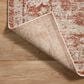 Loloi II Odette 11"2" x 15"7" Rust and Ivory Area Rug, , large