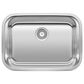 Blanco Stellar 25" Medium Single Bowl Kitchen Sink in Refined Brushed, , large