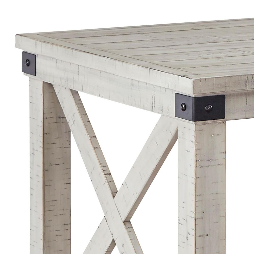 Ashley Carynhurst Rectangular End Table in Whitewash, , large