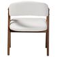 Baxton Studio Virden Arm Chair in Walnut Brown, , large