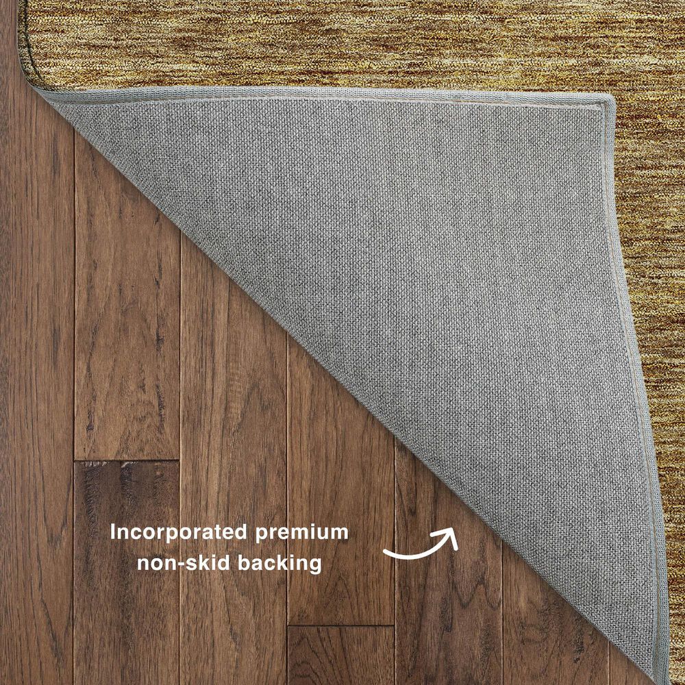 Dalyn Rug Company Soft Essentials Solid Walnut 2'3" x 7'6" Indoor/Outdoor Runner, , large