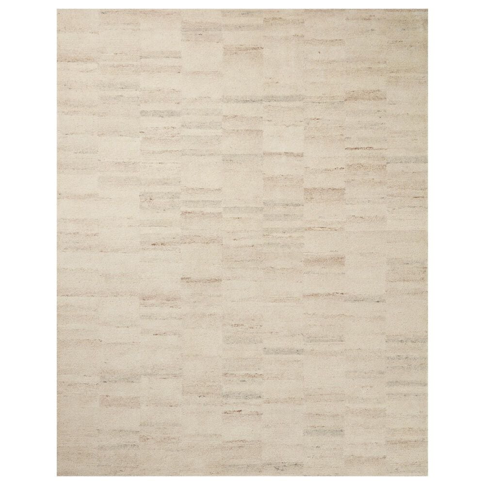 Amber Lewis x Loloi Rocky 2"3" x 3"9" Natural and Fog Area Rug, , large