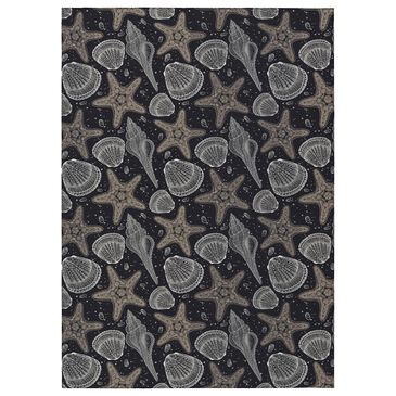 Dalyn Rug Company Seabreeze SZ4 9" x 12" Black Area Rug, , large