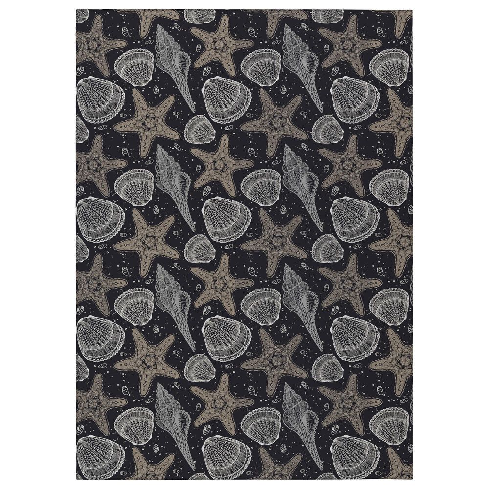 Dalyn Rug Company Seabreeze SZ4 9" x 12" Black Area Rug, , large