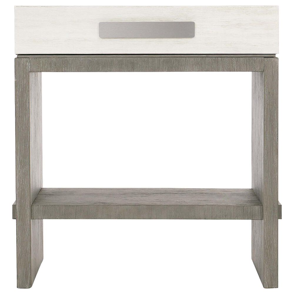 Bernhardt Foundations Nightstand in Linen and Light Shale, , large