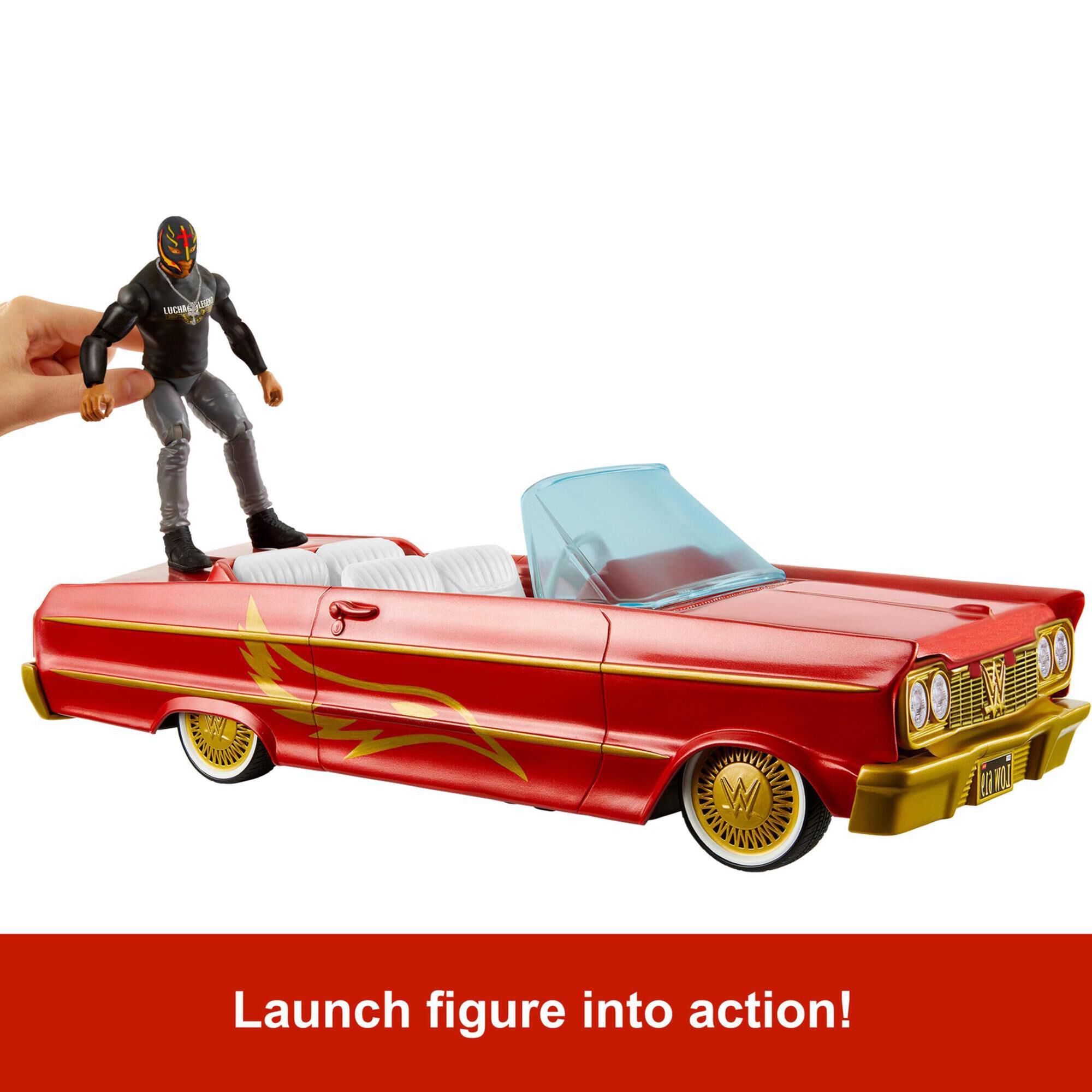 WWE Lucha Low Rider Vehicle with Action Figure