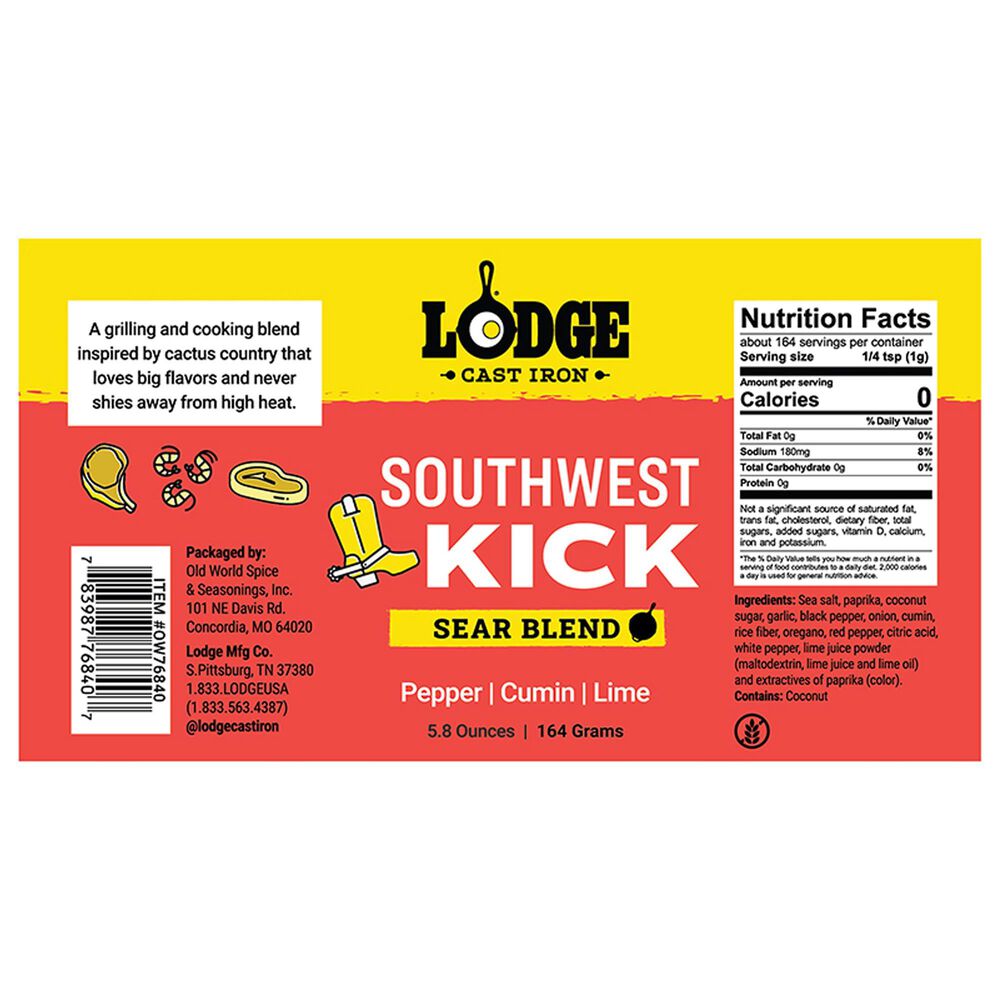 Lodge Southwest Kick Sear Blend, , large
