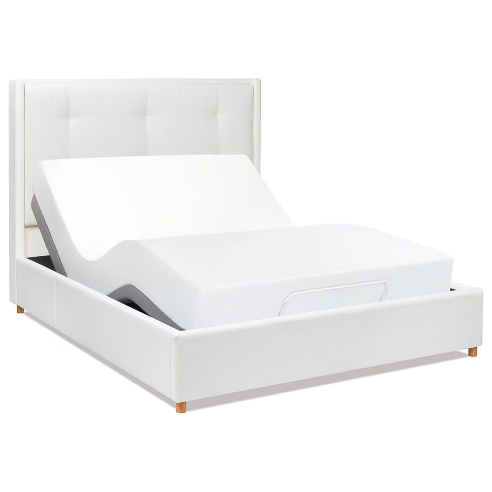 Jennifer Taylor Home Miramar Queen Platform Bed in Antique White, , large