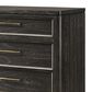 Crown Mark Ethel 5-Drawer Chest in Brown, , large