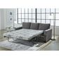 Ashley Rannis Stationary Queen Sofa Sleeper in Pewter, , large