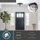 Vaxcel Northlake 2-Light Flush Mount in Matte Black, , large