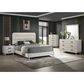 Crown Mark Nyomi 3 Piece Queen Panel Bedroom Set in White, , large