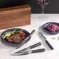 Cangshan Haku Fine-Edge Steak Knife with Walnut Box in Dark Brown and Silver (Set of 4), , large