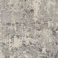 Nourison Rustic Textures Grey and Beige 5"3" Round Area Rug, , large