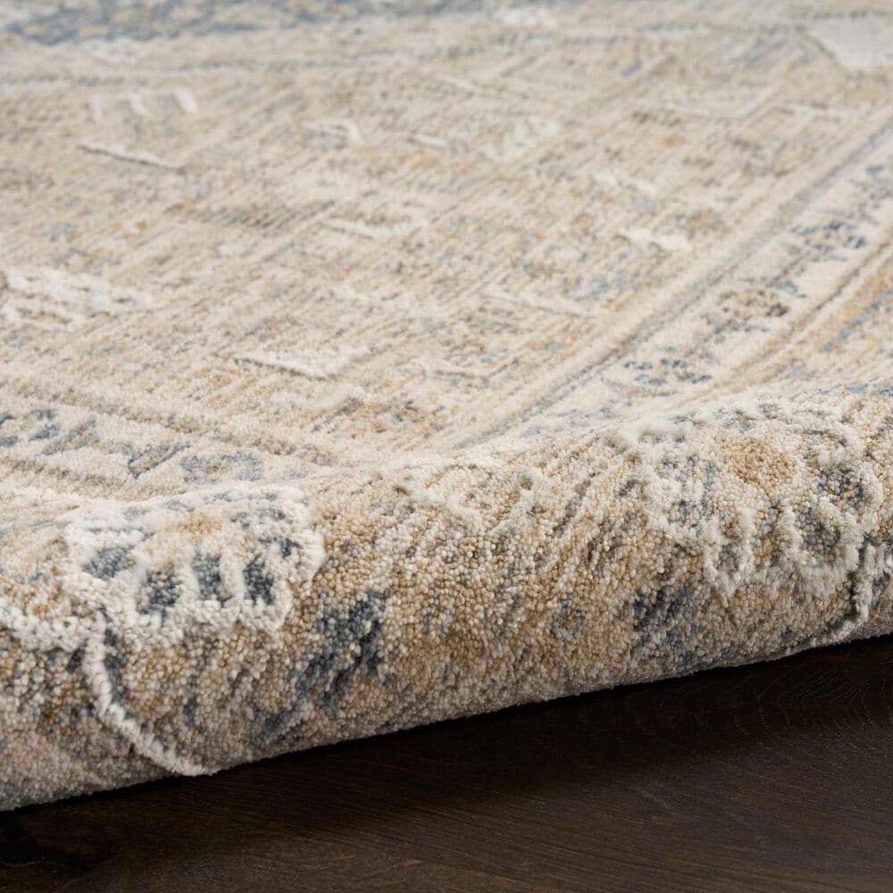 Nourison Retreat Ivory and Blue 7'10" x 10' Area Rug, , large