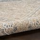 Nourison Retreat Ivory and Blue 7"10" x 10" Area Rug, , large