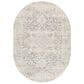 Surya Harput HAP-1024 6"7" x 9" Oval Charcoal, Light Gray and Beige Area Rug, , large