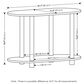 HOMLUX Turn-N-Tube 2-Tier Oval Side Display Rack in White and Virgin White, , large
