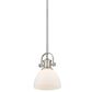 Golden Lighting Hines Mini Pendant in Pewter, , large