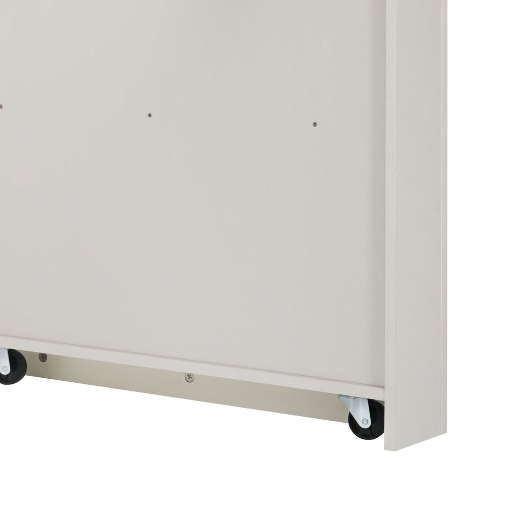 HOMLUX 60" Kitchen Island in White, , large