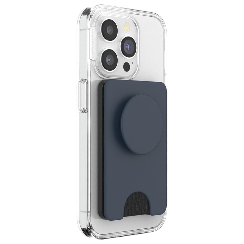 PopSockets MagSafe PopWallet Plus with PopGrip in Navy Blue, , large