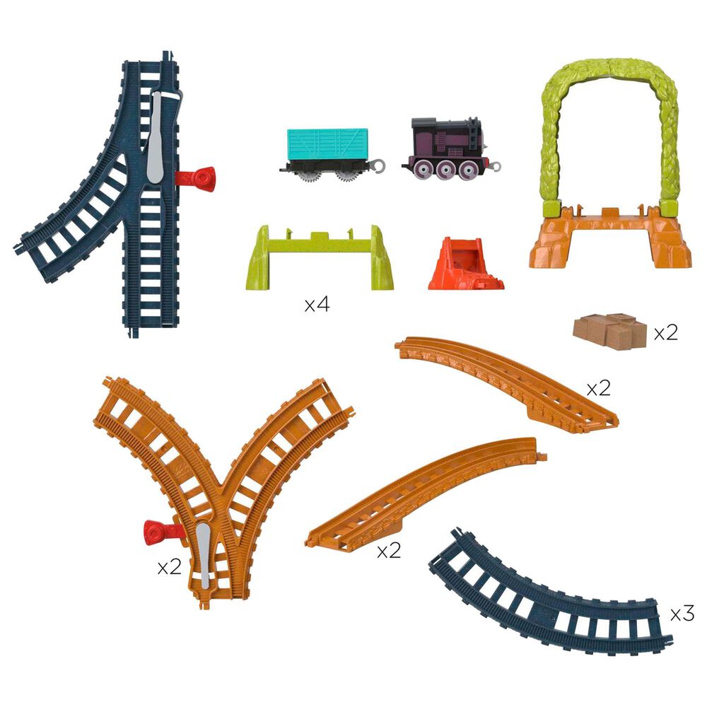 Fisher Price Diesel&#39;s Super Loop Adventure Push Along Track Set, , large