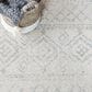 Safavieh Tulum TUL268B 9" x 12" Ivory and Light Grey Area Rug, , large