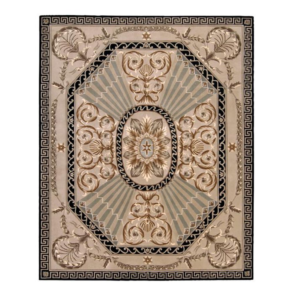 Nourison Versailles Palace VP03 8" x 11" Beige Area Rug, , large