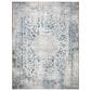 Safavieh Invista Traditional 8" x 10" Grey and Blue Area Rug, , large