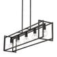 Golden Lighting Tribeca 5-Light Linear Pendant in Matte Black, , large