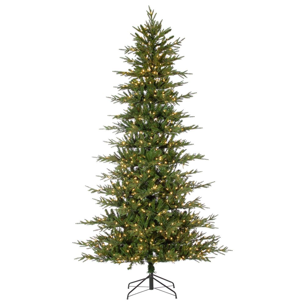 The Gerson Company 9" Natural Cut Layered Fairfield Pine Tree in Green, , large