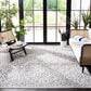 Safavieh Cabana CBN662A 8" x 10" Ivory and Grey Indoor/Outdoor Area Performance Rug, , large