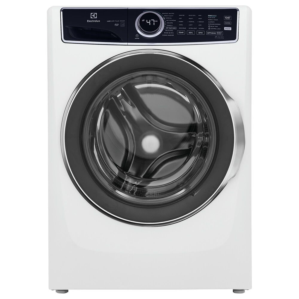 Electrolux 4.5 Cu. Ft. Front Load Washer and 8 Cu. Ft. Gas Dryer Laundry Pair in White, , large
