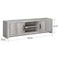 Pacific Landing 71" TV Console in Gray Driftwood, , large