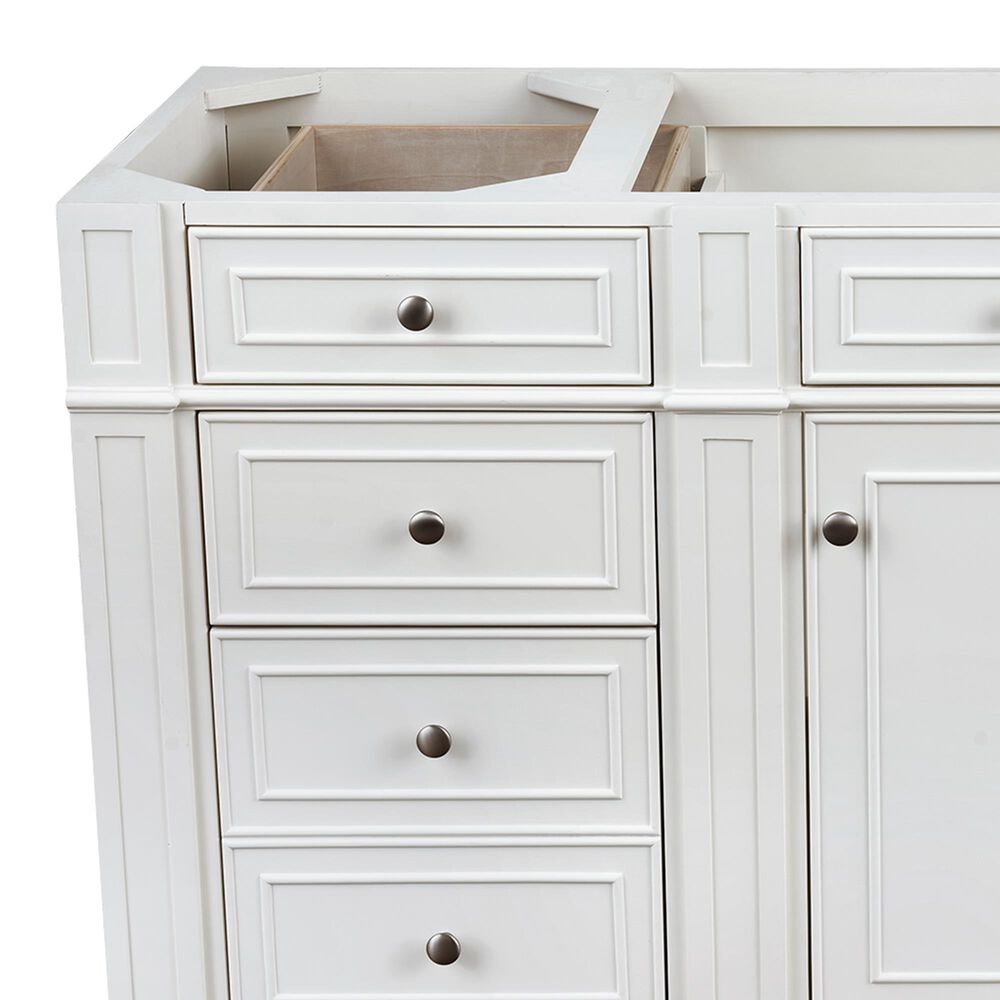 James Martin Bristol 60" Single Bathroom Vanity Cabinet in Bright White, , large
