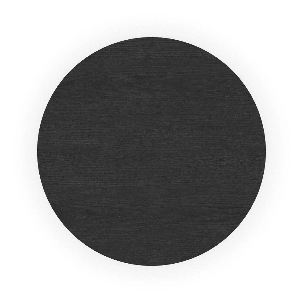 Flexsteel Waterfall Round End Table in Ebony, , large