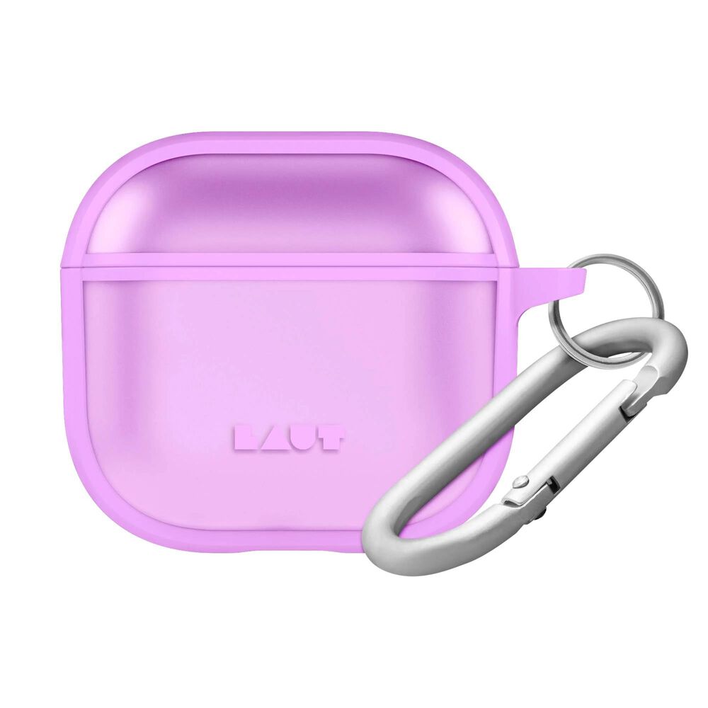 LAUT Huex Protect Case for AirPods 4 in Bright Pink, , large