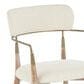 Lumisource Savannah Arm Chair with Cream Cushion in Copper and Whitewashed (Set of 2), , large