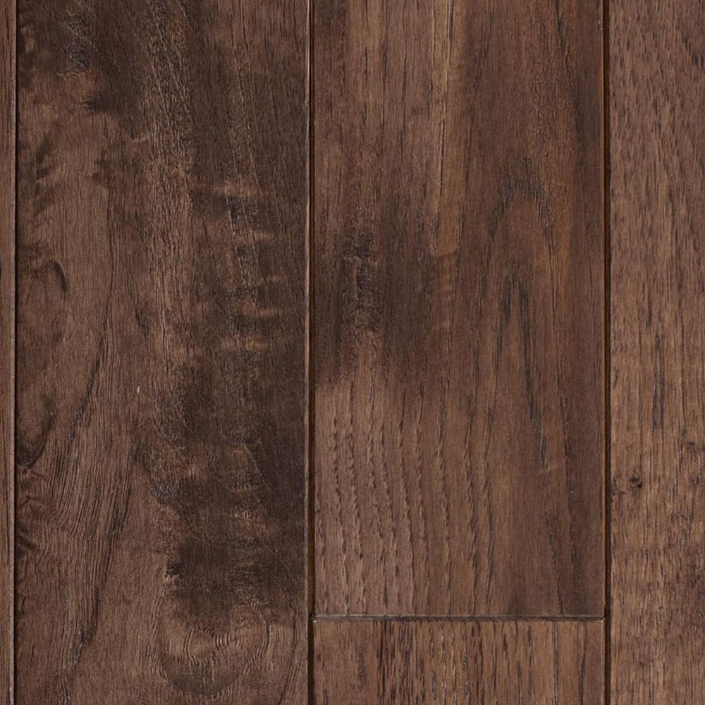 Mullican Flooring Chatelaine 4" Burnt Umber Hickory Hand Scraped Hardwood, , large
