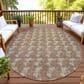 Dalyn Rug Company Soft Essentials Chevron Paprika 8" Round Area Rug, , large