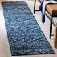 Safavieh Tulum 2" x 11" Navy and Ivory Runner, , large