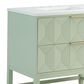 James Martin Vanities Emmeline 36" Single Vanity, Pistachio w/ 3 CM Parisien Bleu Top, , large